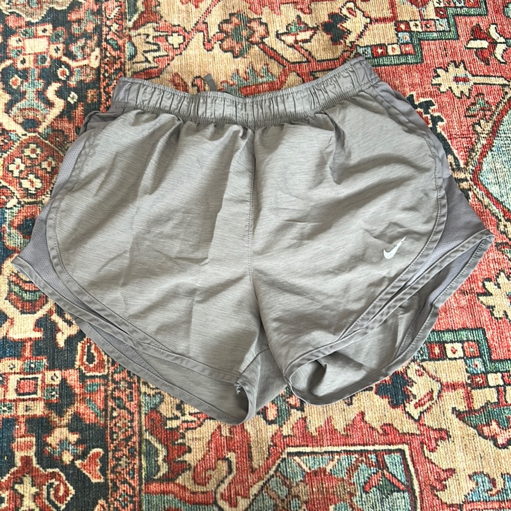 Gray, Nike shorts